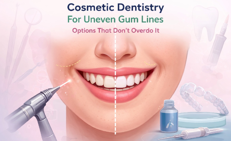 Cosmetic Dentistry For Uneven Gum Lines: Options That Don’t Overdo It