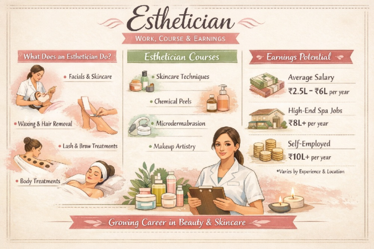 Esthetician: Work, Course & Earnings