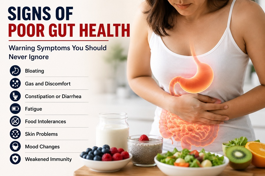 signs of poor gut health