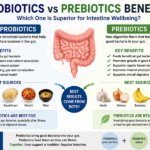 probiotics vs prebiotics benefits