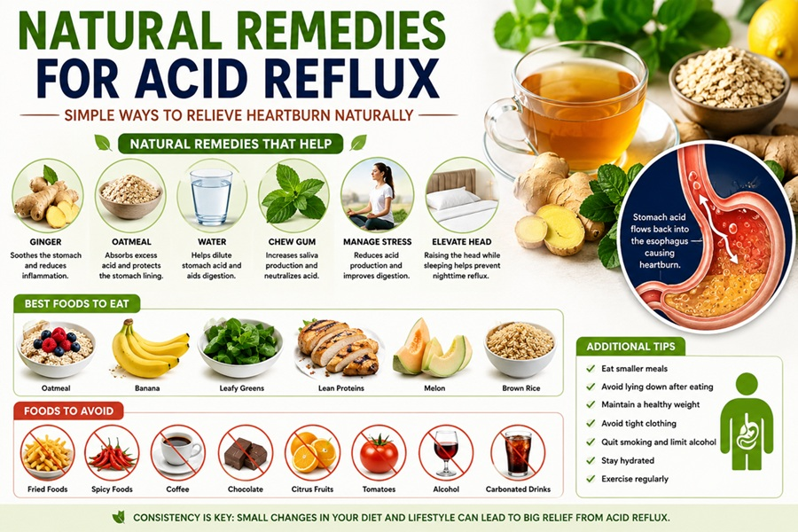 natural remedies for acid reflux
