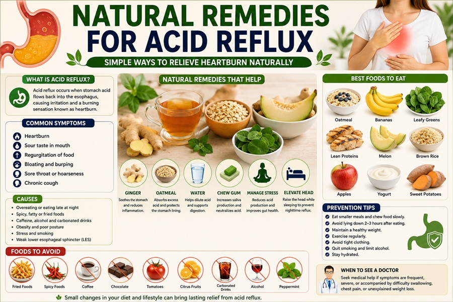natural remedies for acid reflux