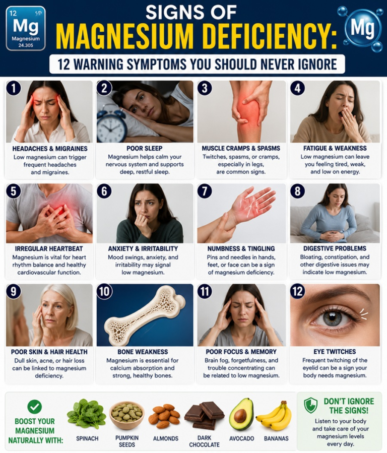 signs of magnesium deficiency