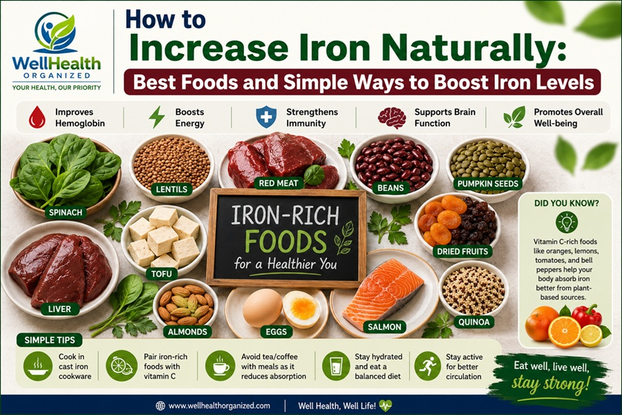 how to increase iron naturally