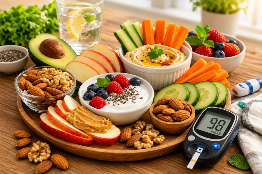 healthy snacks for diabetics