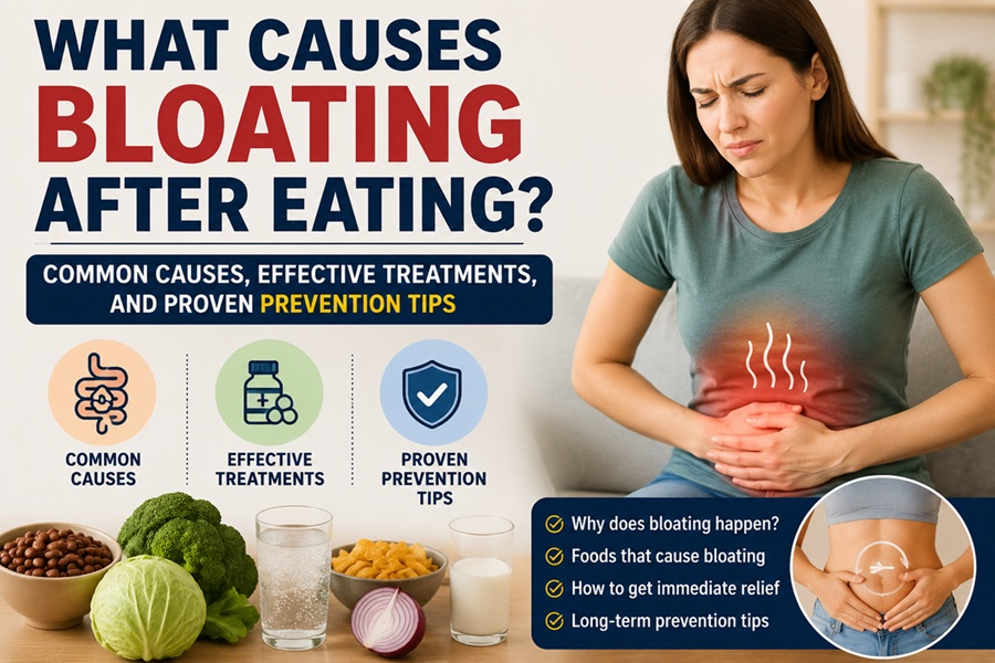 what causes bloating after eating